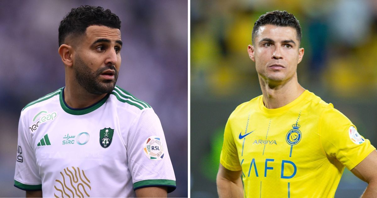 Riyad Mahrez jokes about Cristiano Ronaldo