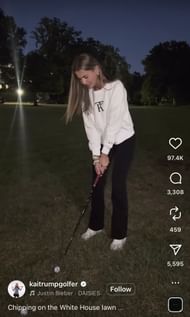 Image taken from Kai Trump’s Instagram feed _ Source: Instagram/@kaitrumpgolfer