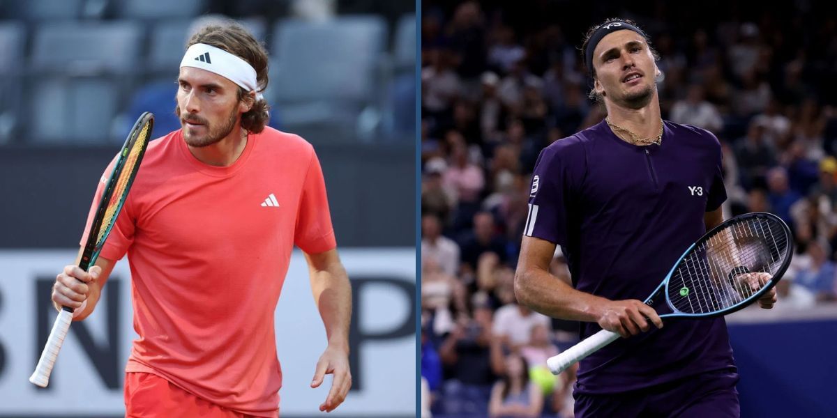 Stefanos Tsitsipas and Alexander Zverev will be in action on Day 2 of the Erste Bank Open 2025. (Photos: Getty)
