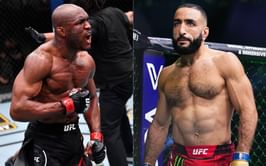 "About getting your head kicked in" - Belal Muhammad blasts Kamaru Usman after brutal “kick his head in” remark