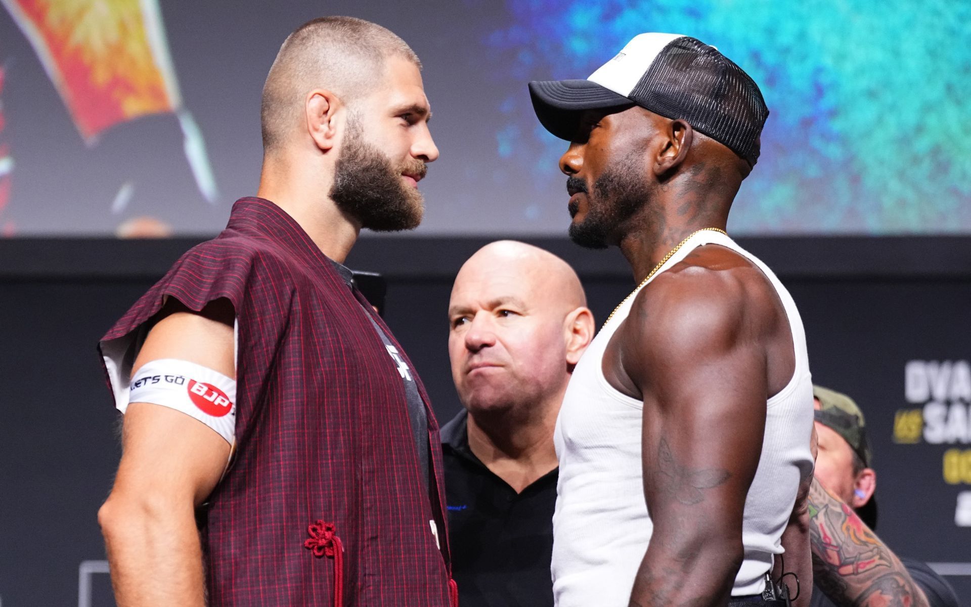 Jiri Prochazka and Khalil Rountree Jr. square off. [Image courtesy: Getty]
