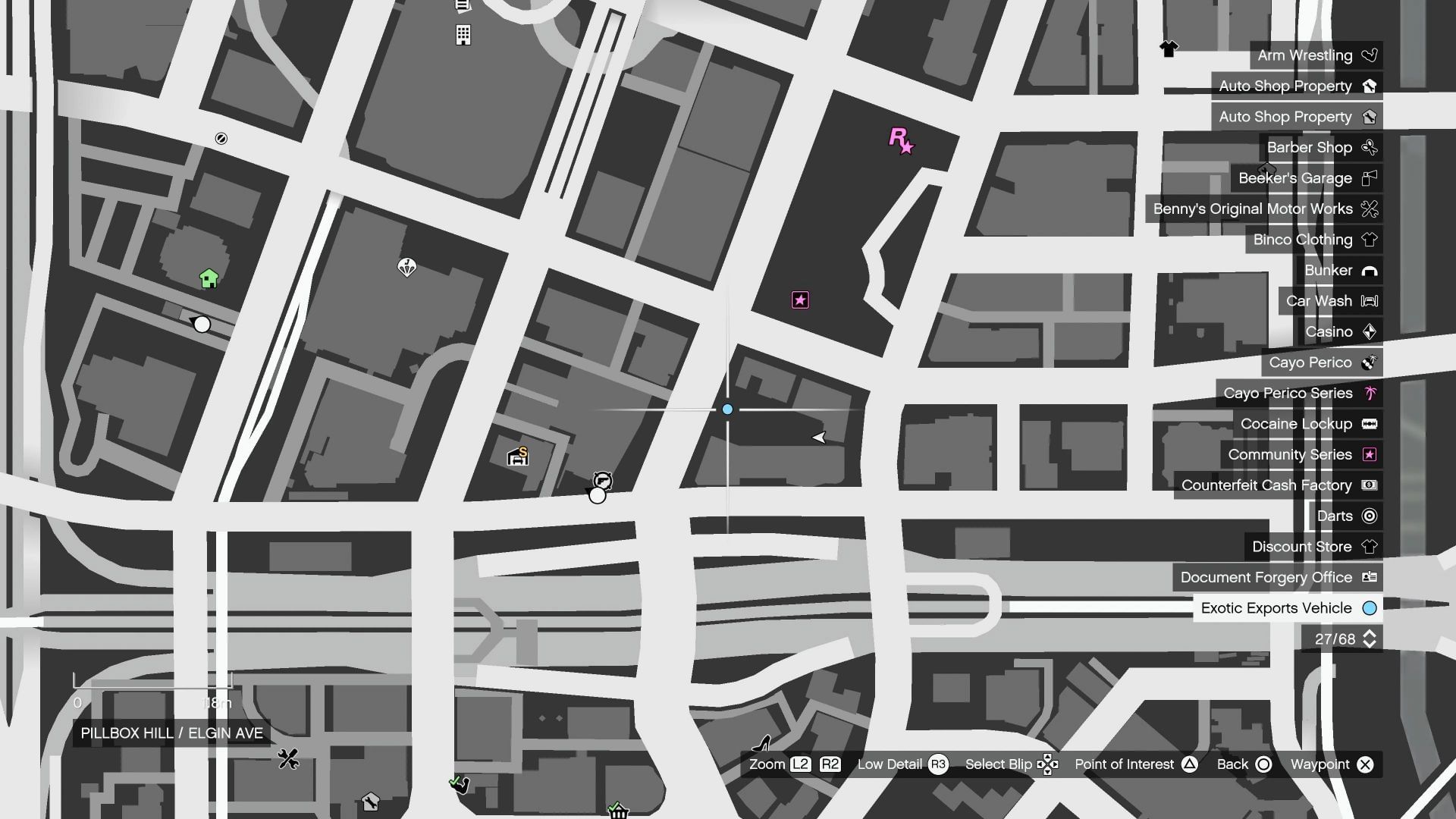 Cerberus Surprise in Pillbox Hill (Image via Rockstar Games // GTA Wiki)