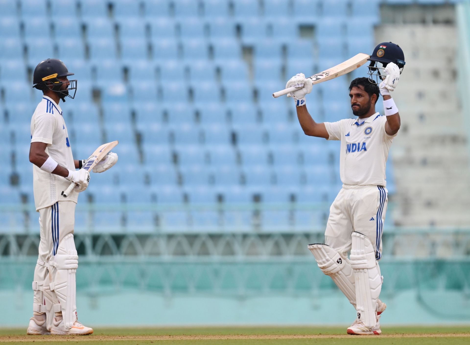 India A Vs Australia A 1st Unofficial Test Match Played At The Ekana Cricket Stadium Lucknow - Source: Getty