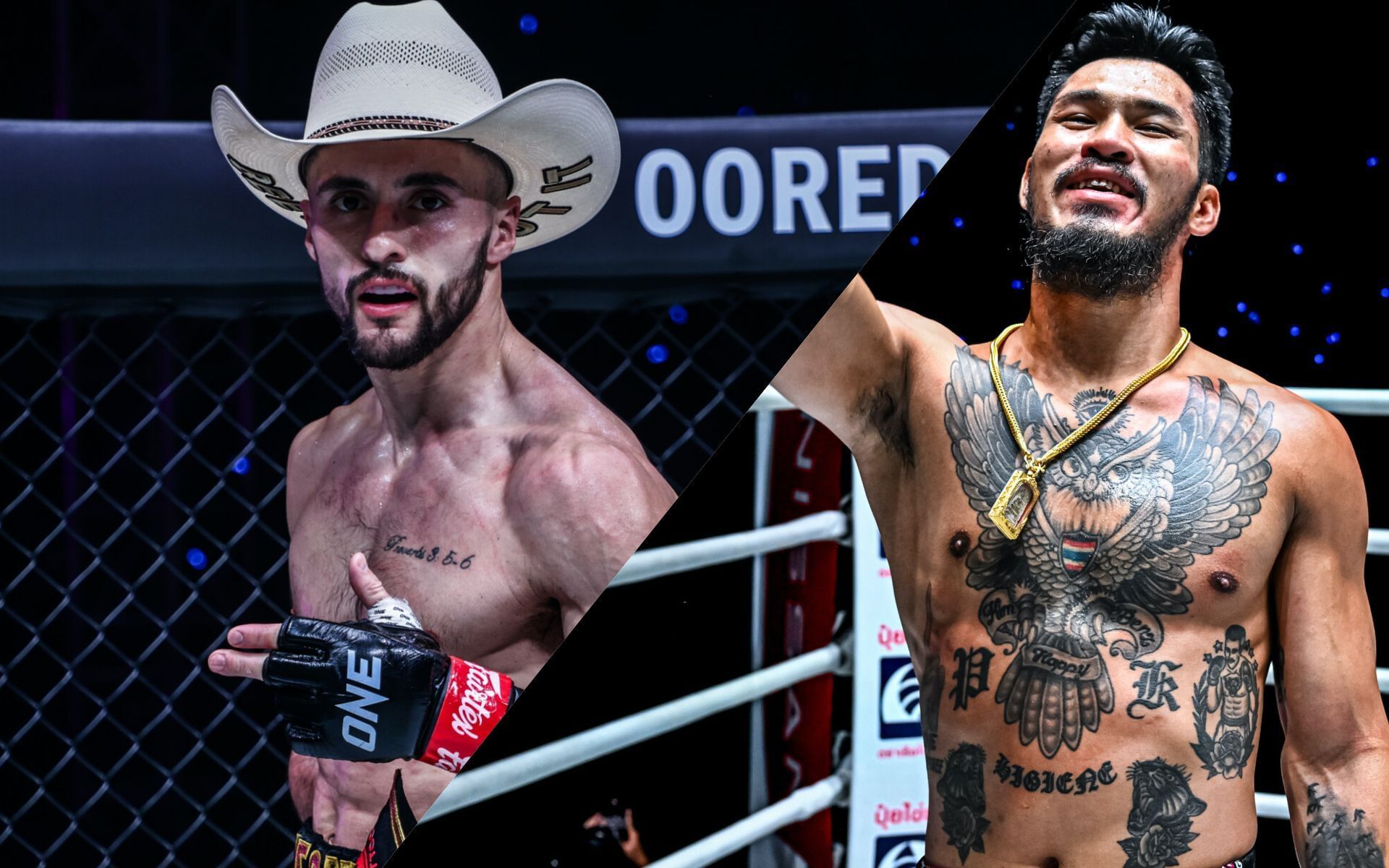 Jake Peacock (L) and Suakim (R) | Photo by ONE Championship