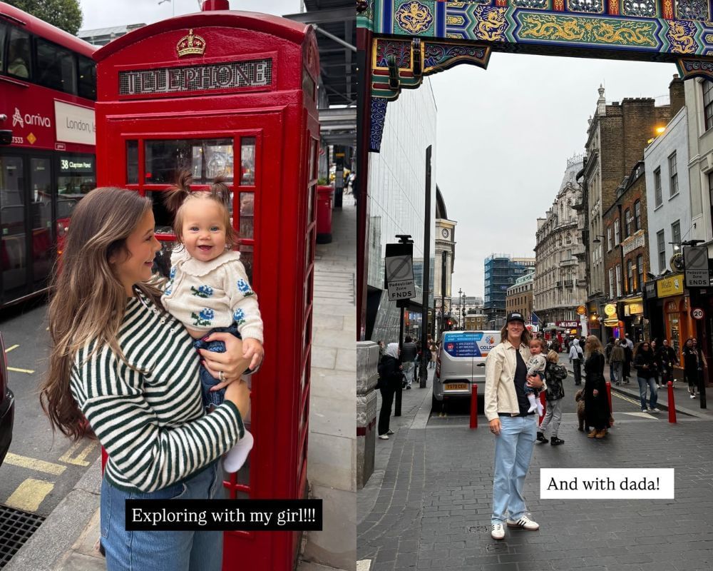 Marissa Lawrence exploring London with 9-month-old daughter Shae [IG/@marissa_lawerence]