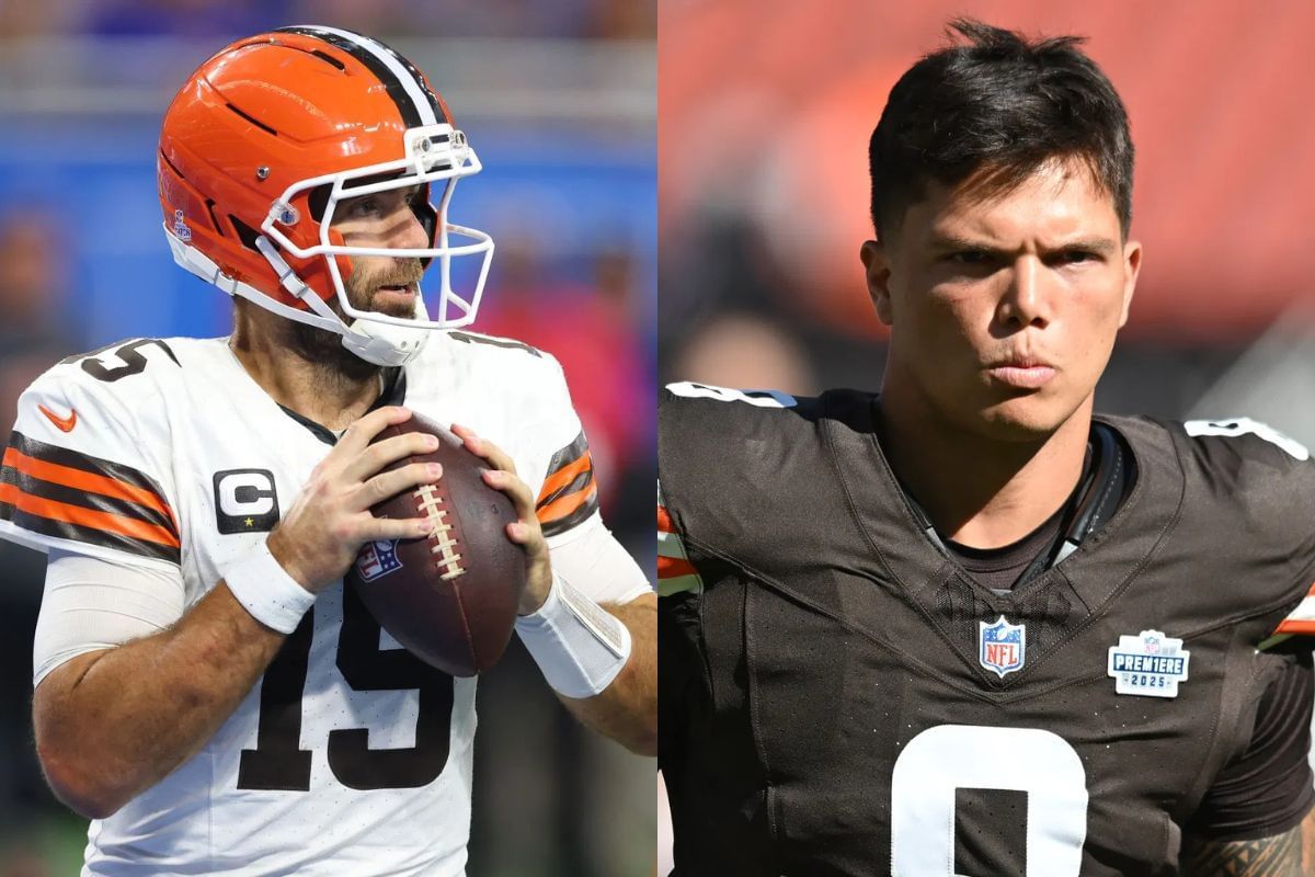 Joe Flacco hit by surprise after being benched for Dillon Gabriel (Image Credits - IMAGN/GETTY)
