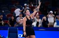 Aryna Sabalenka at the Wuhan Open 2025. (Photo: Getty)