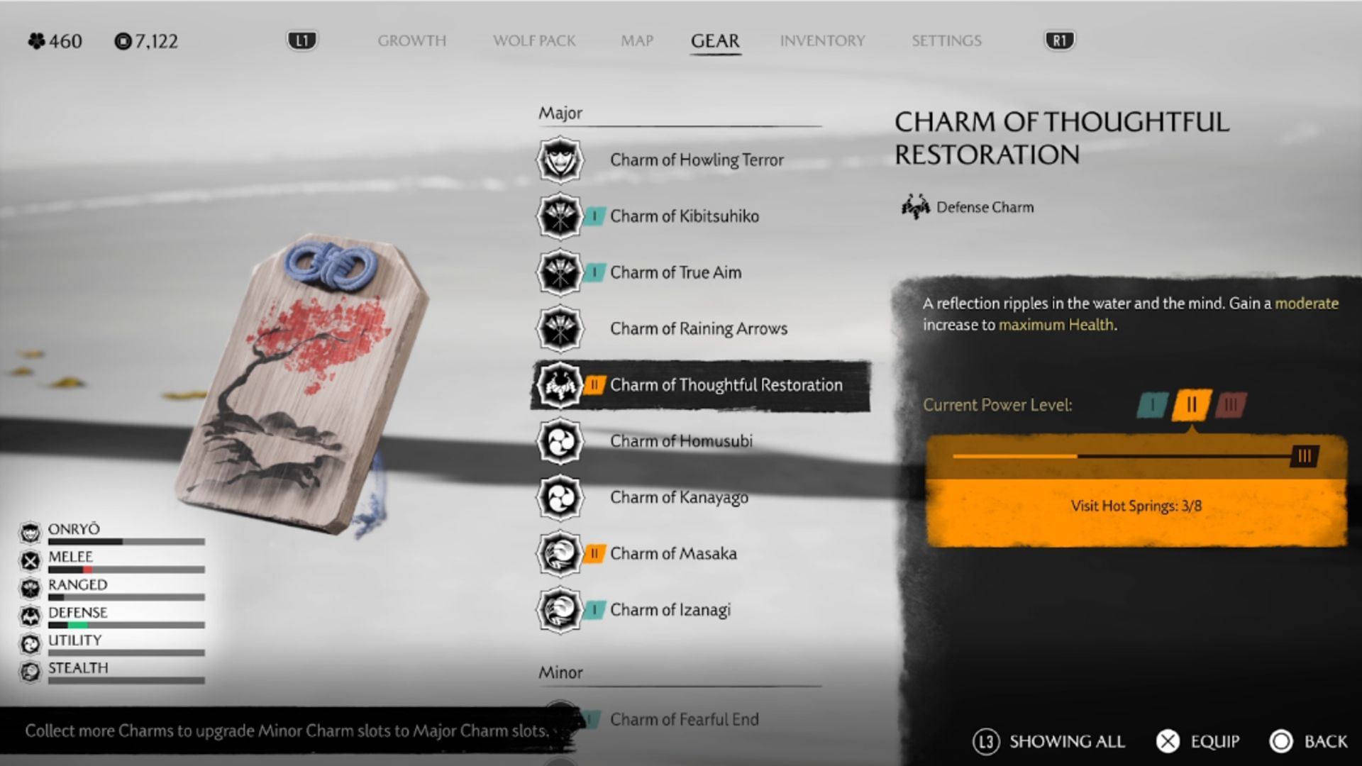 List of charms (Image via Sucker Punch)