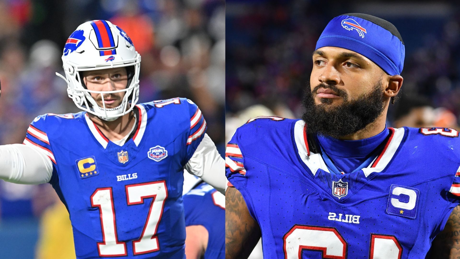 Josh Allen x Gabe Davis collage