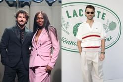 Venus Williams' fiancè Andrea Preti sends message to Grigor Dimitrov as Bulgarian catches up with American at Paris Fashion Week