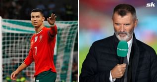 "Is he pressing though?" - Manchester United legend Roy Keane makes sarcastic claim as Cristiano Ronaldo scores brace for Portugal
