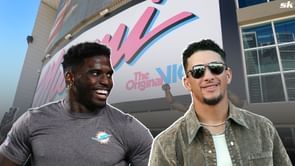 Tyreek Hill cracks up as Patrick Mahomes' 10-year-old post resurfaces amid NBA betting drama