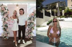 Alek Thomas' fiancee Kailey McCaffrey mesmerizes the Diamondbacks phenom with her "bridal things" snapshots