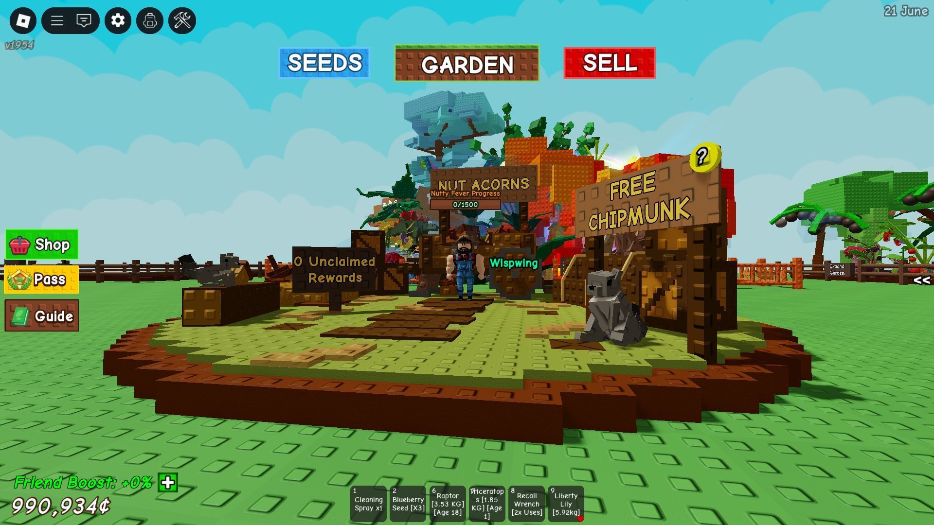 The Chubby Chipmunk Event area (Image via Roblox)