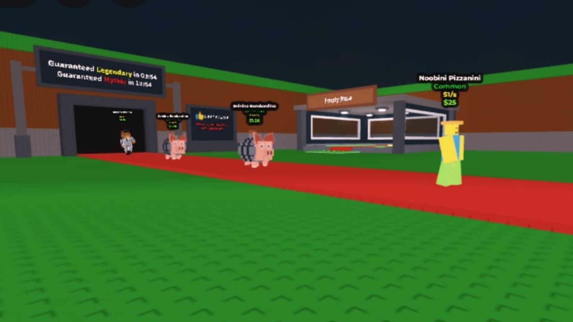 Some limited Brainrots can be spawned on the conveyor belt (Image via Roblox)