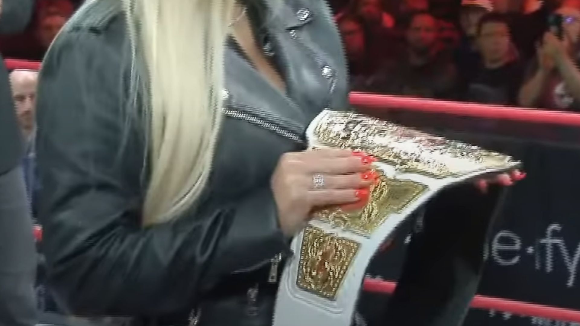 The star had to give up the title (Credit: TNA Victory Road Countdown)