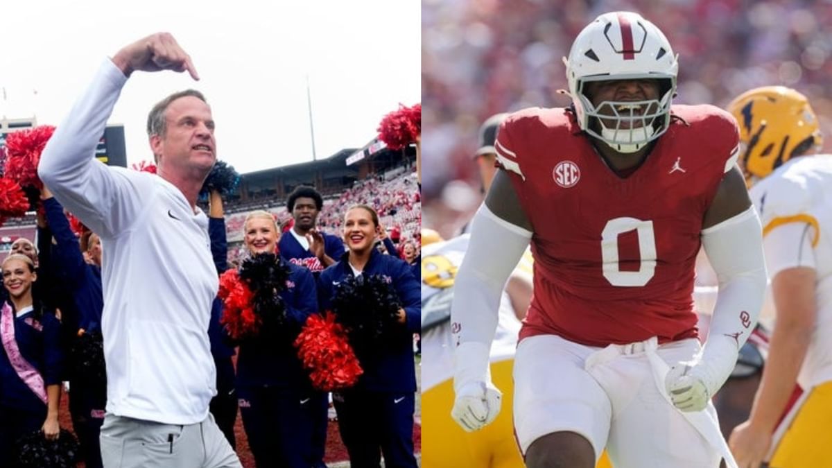 "You're a little quieter now than before": Lane Kiffin takes playful swipe at Oklahoma DL David Stone after Ole Miss' commanding win