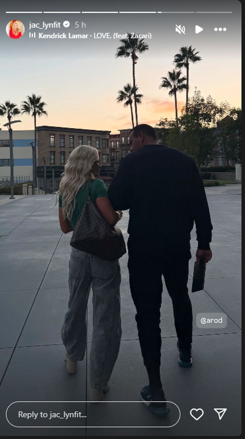 Alex Rodriguez&rsquo;s girlfriend, Jaclyn Cordeiro shared a story(@jac_lynfit/Instagram)