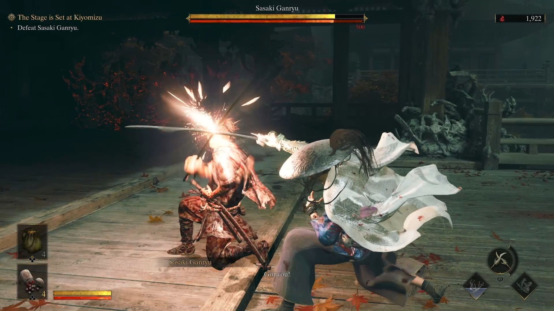 The final fight in the demo (Image via Capcom)