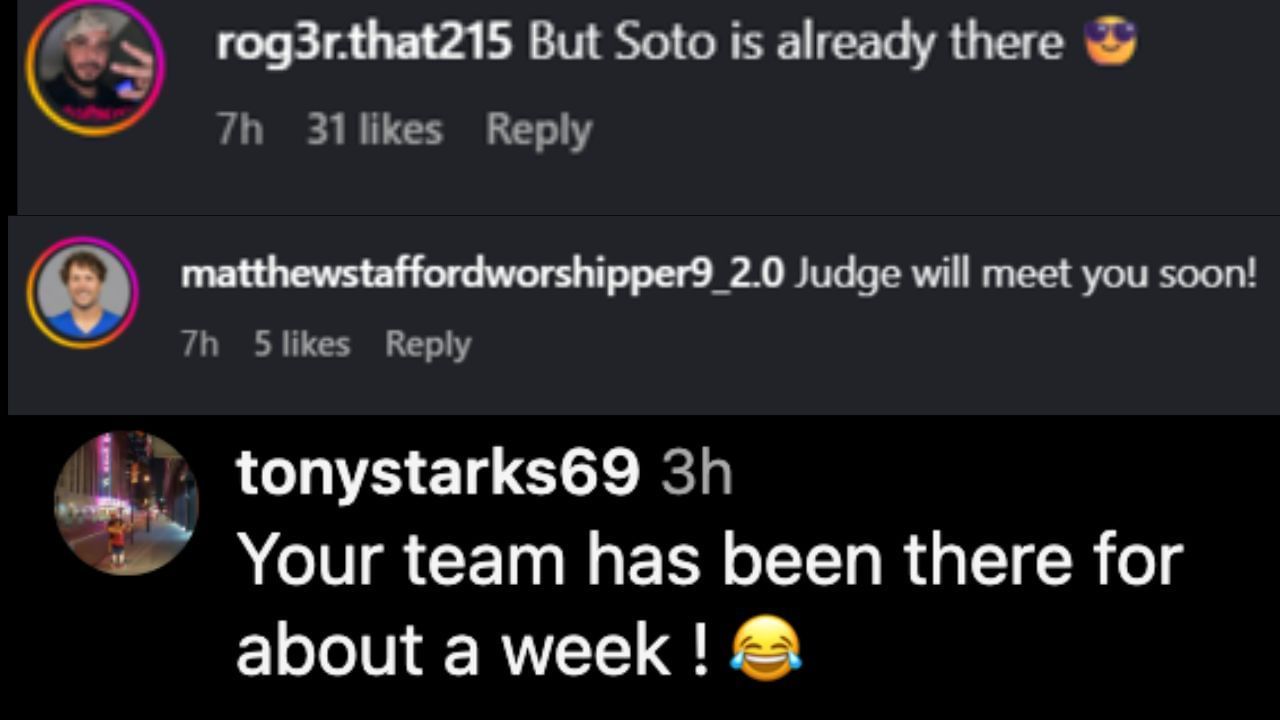 Screenshots of fans&#039; comments from David Ortiz&#039;s Instagram post (Images from - Instagram.com/@davidortiz)