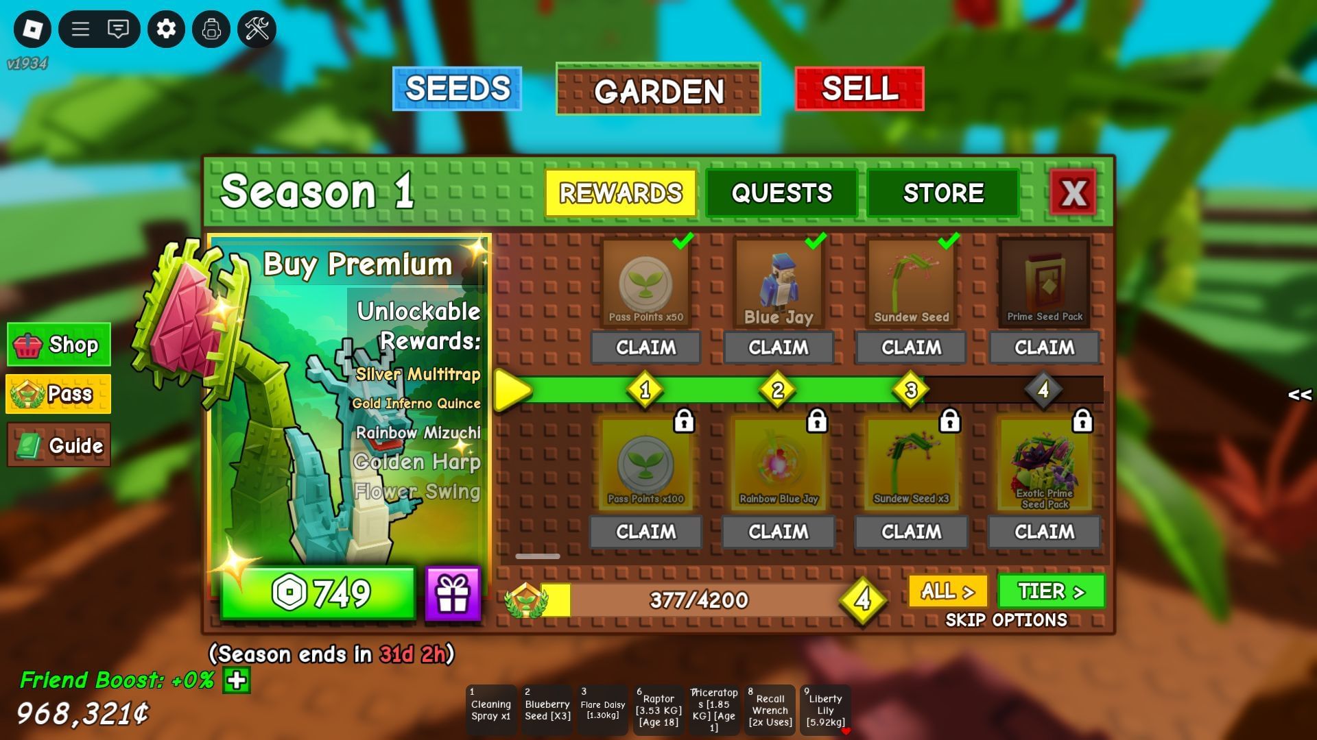 The Season Pass (Image via Roblox)