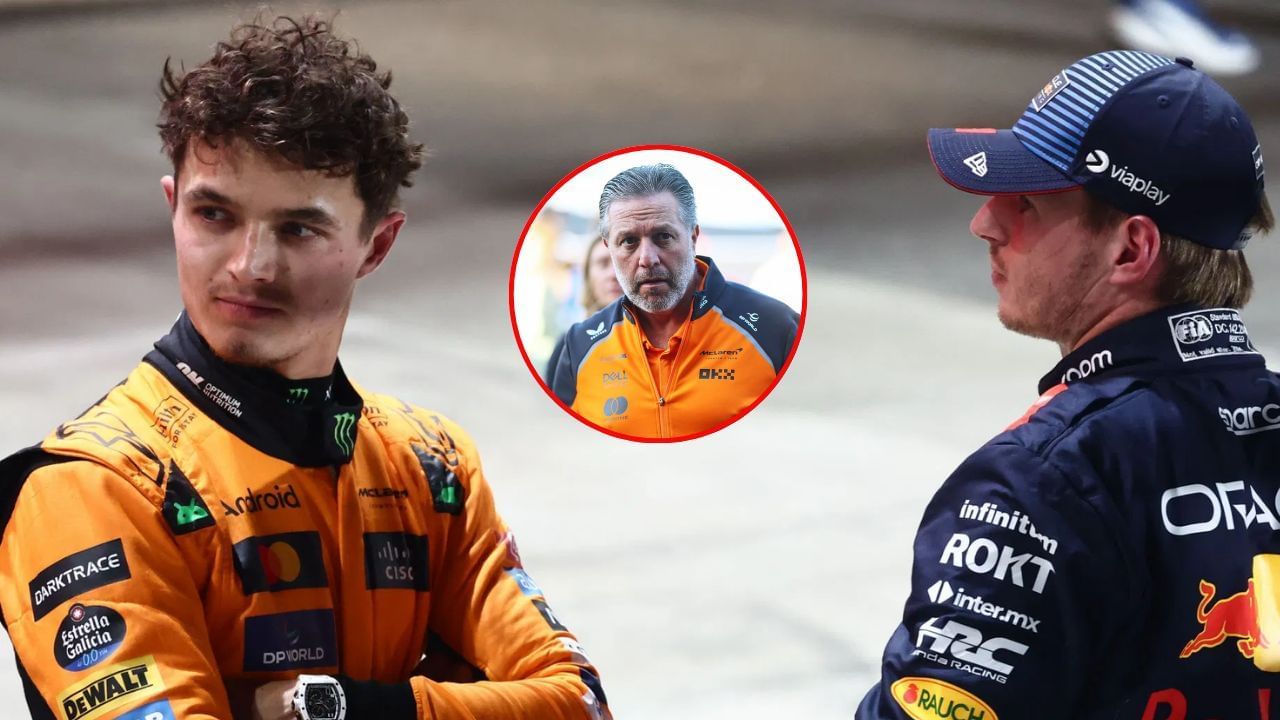 Zak Brown reacts to Max Verstappen blaming Lando Norris for Singapore GP qualifying &quot;non-issue&quot;