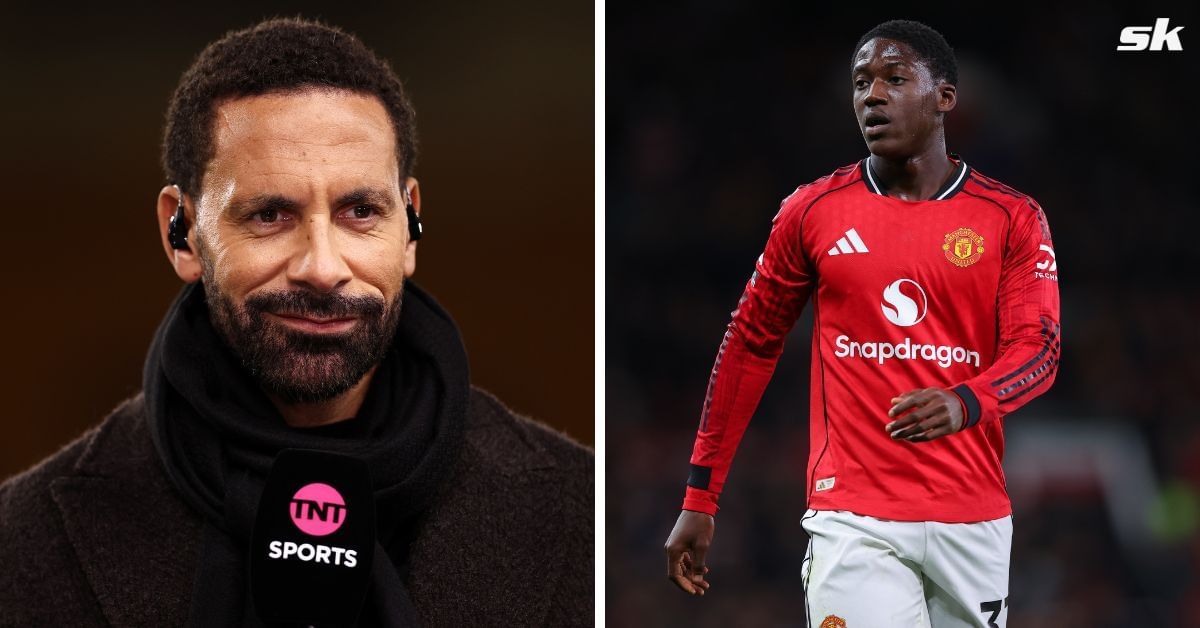 Rio Ferdinand (left) &amp; Kobbie Mainoo (right) - All images from Getty