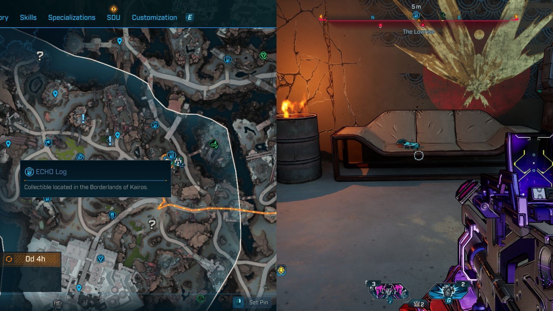 Secure the safehouse and find the Log inside (Image via 2K)
