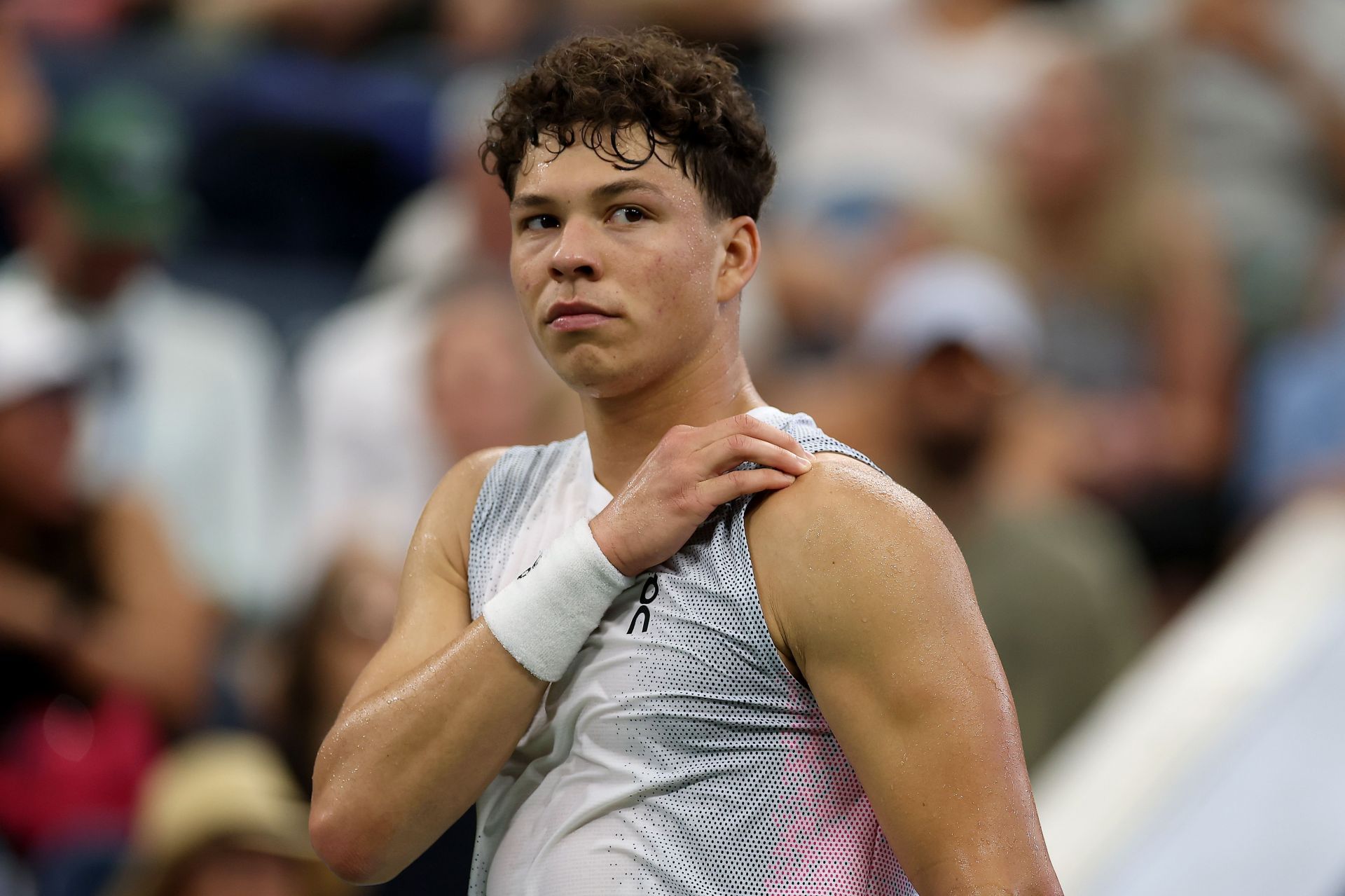 Ben Shelton at the 2025 US Open. Image: Getty