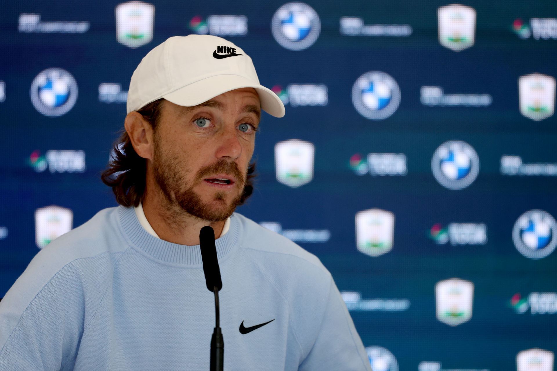 Tommy Fleetwood during BMW PGA Championship 2025 press conference- Source: Getty