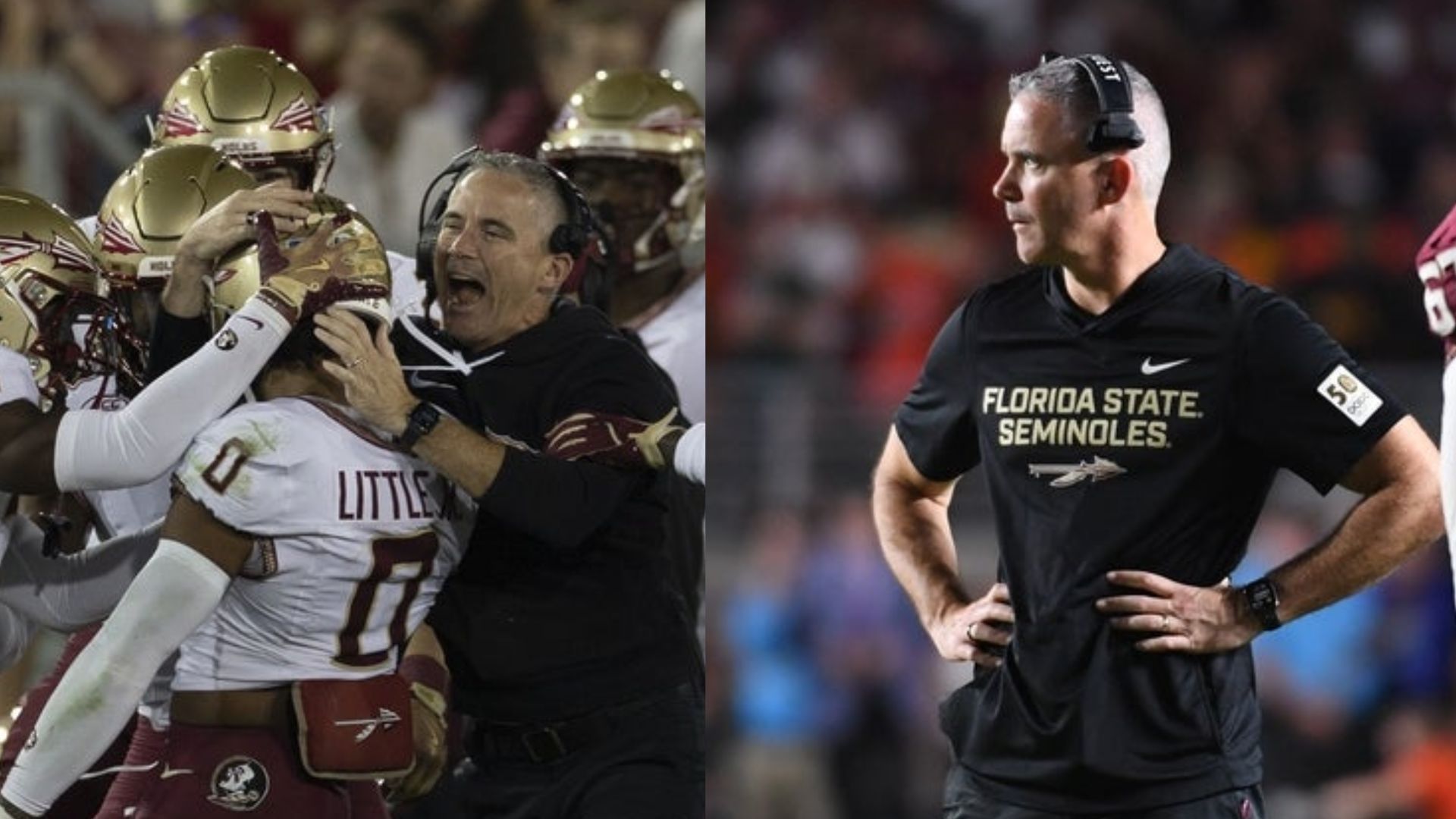 Florida State coach Mike Norvell