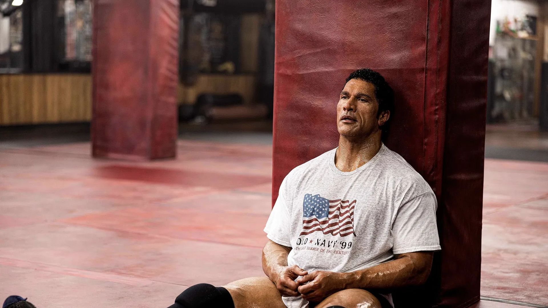 A still from The Smashing Machine (Image via A24)