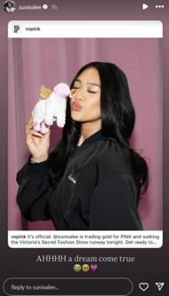 Screenshot of Suni Lee’s Instagram story. Credits - IG/ sunisalee