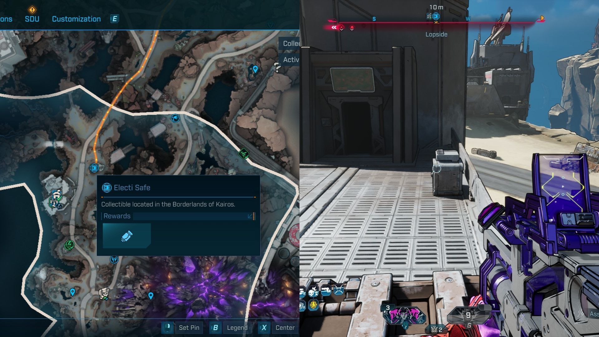 Climb the structure to claim the safe (Image via 2K)