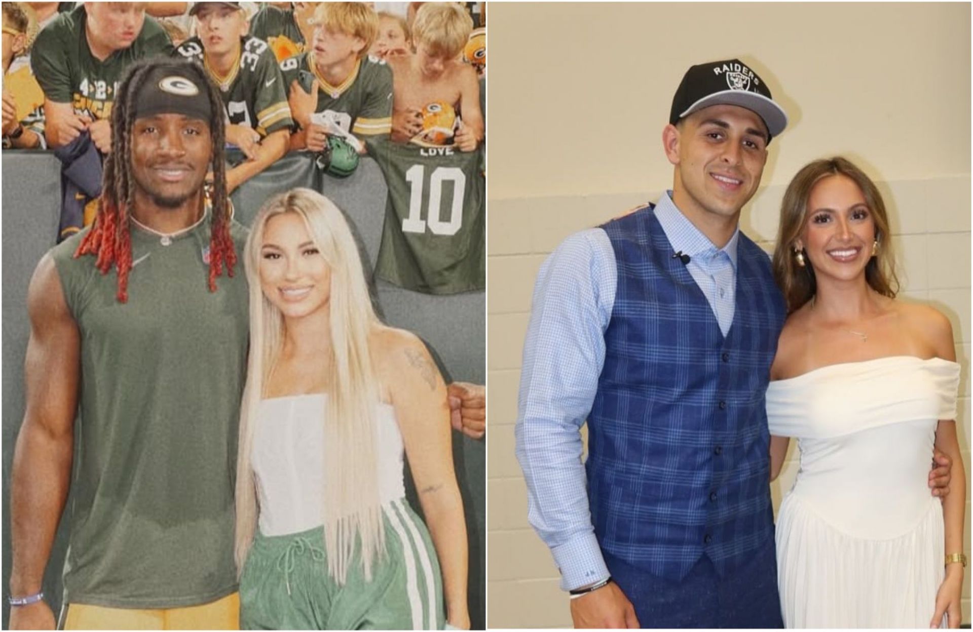 Jack Bech&rsquo;s GF Kylie Young drops 2-word reaction on Packers WR Savion Williams&rsquo; sideline kiss with wife Jorden Lee