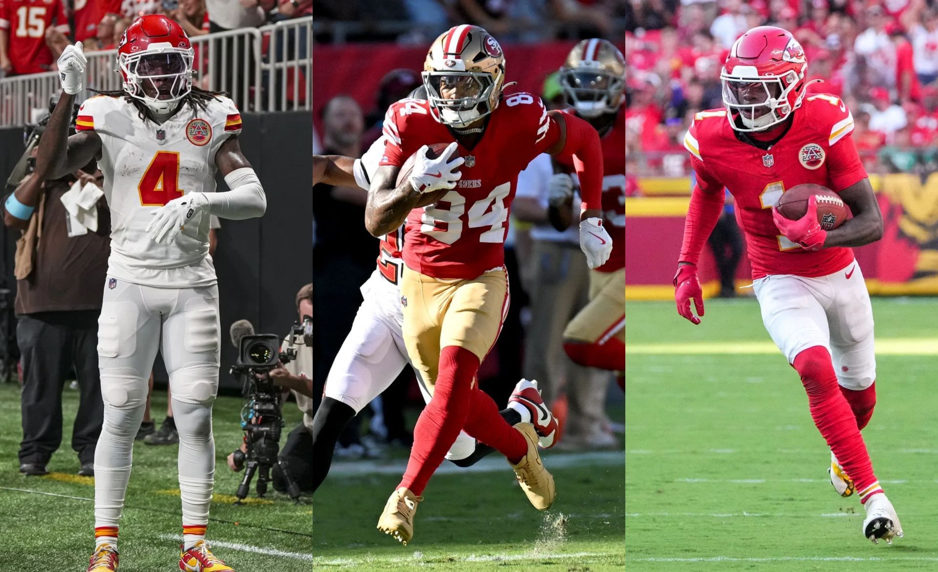 Rashee Rice vs. Kendrick Bourne vs. Xavier Worthy: Quem Escalar na Semana 7 do Fantasy Football?