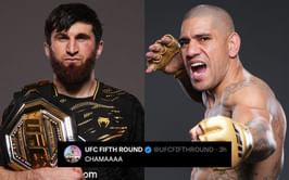 "CHAMA", "No CHAMA" - Magomed Ankalaev and Alex Pereira's 'Chama' back and forth divides fans ahead of UFC 320