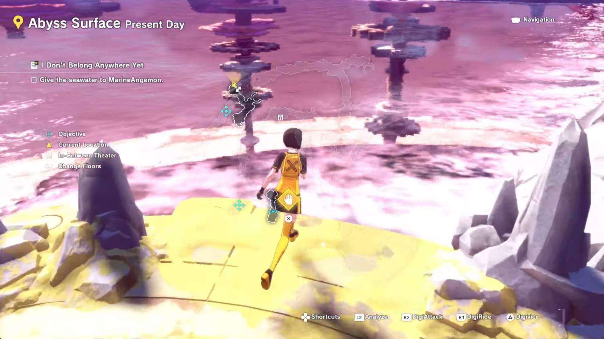Find clean water on the top left corner of the map (Image via Bandai Namco// Youtube/ Video Game News)