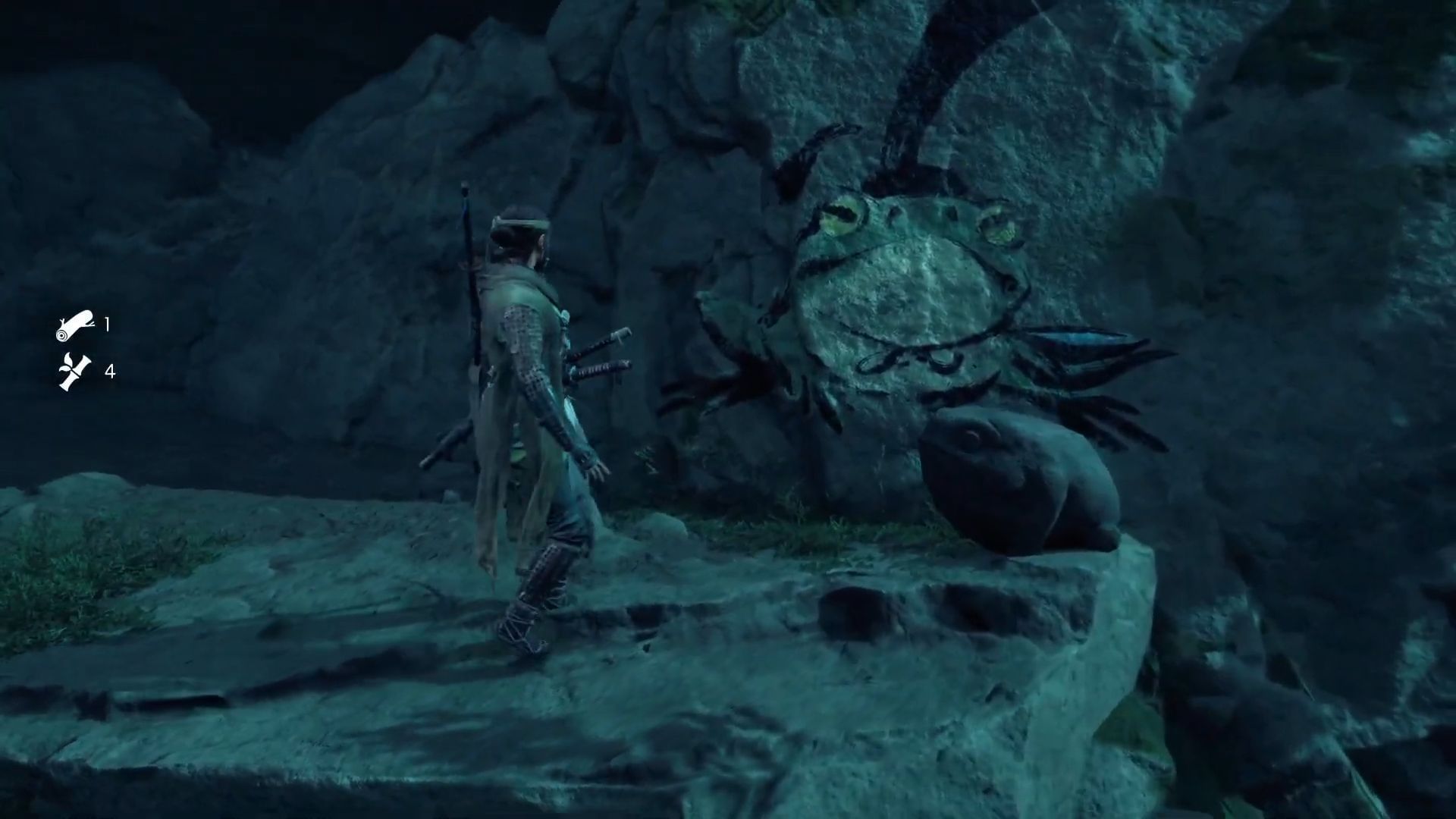 Sir Raleigh the Frog Easter Egg (Image via Sucker Punch Productions)