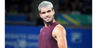 PICTURES: Carlos Alcaraz shows off his 'evolved' hair makeover a month after his striking platinum blond transformation