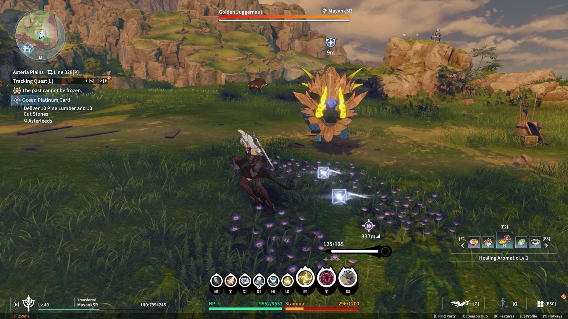 Golden Juggernaut in action (Image via A Plus)