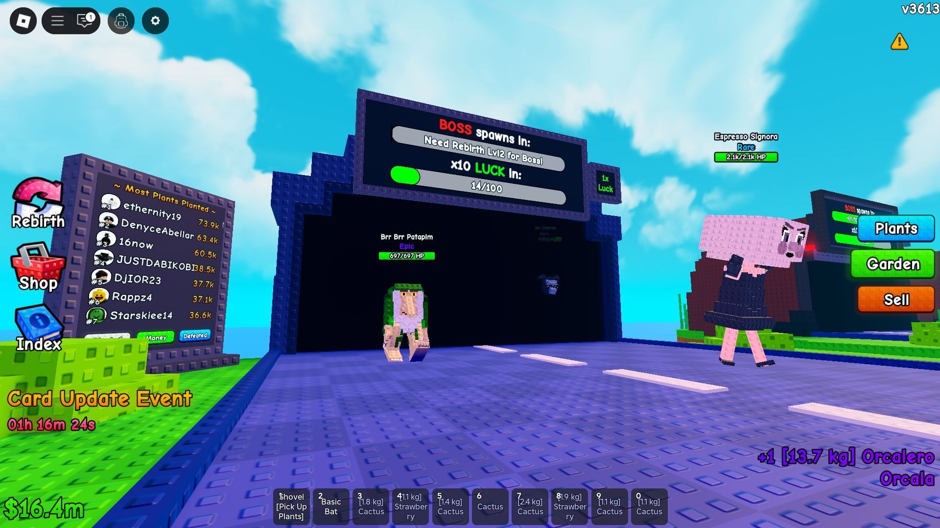 Secret Brainrots have a low chance of appearing on the conveyor belt (Image via Roblox)