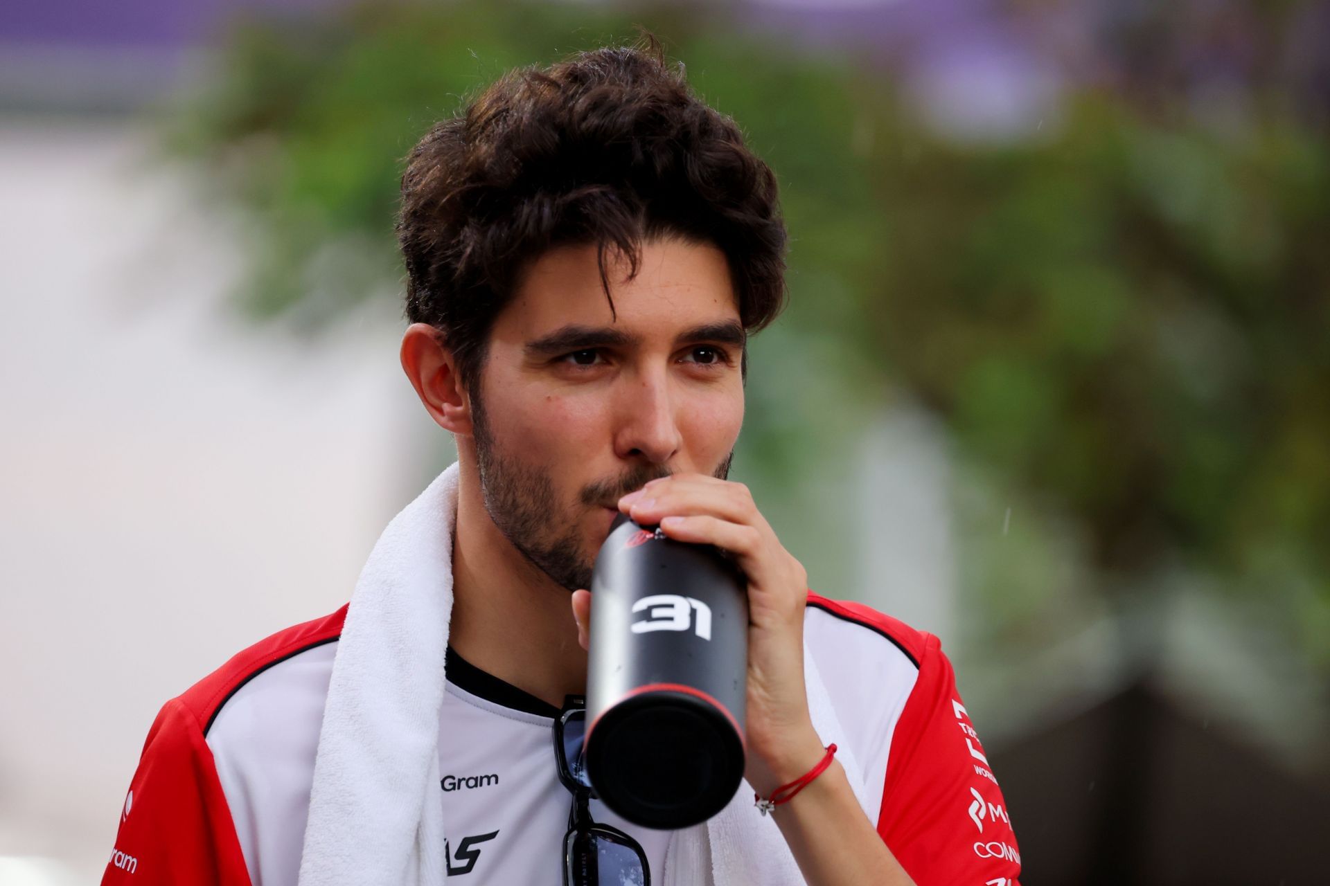 Haas&#039; Esteban Ocon at the 2025 F1 Grand Prix Of Singapore - Source: Getty