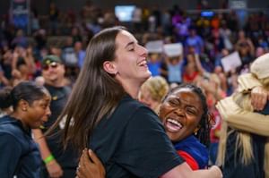 "Dang all of Caitlin's cousins are so tall" - WNBA fans light up over Caitlin Clark’s glam wedding snaps in family reunion