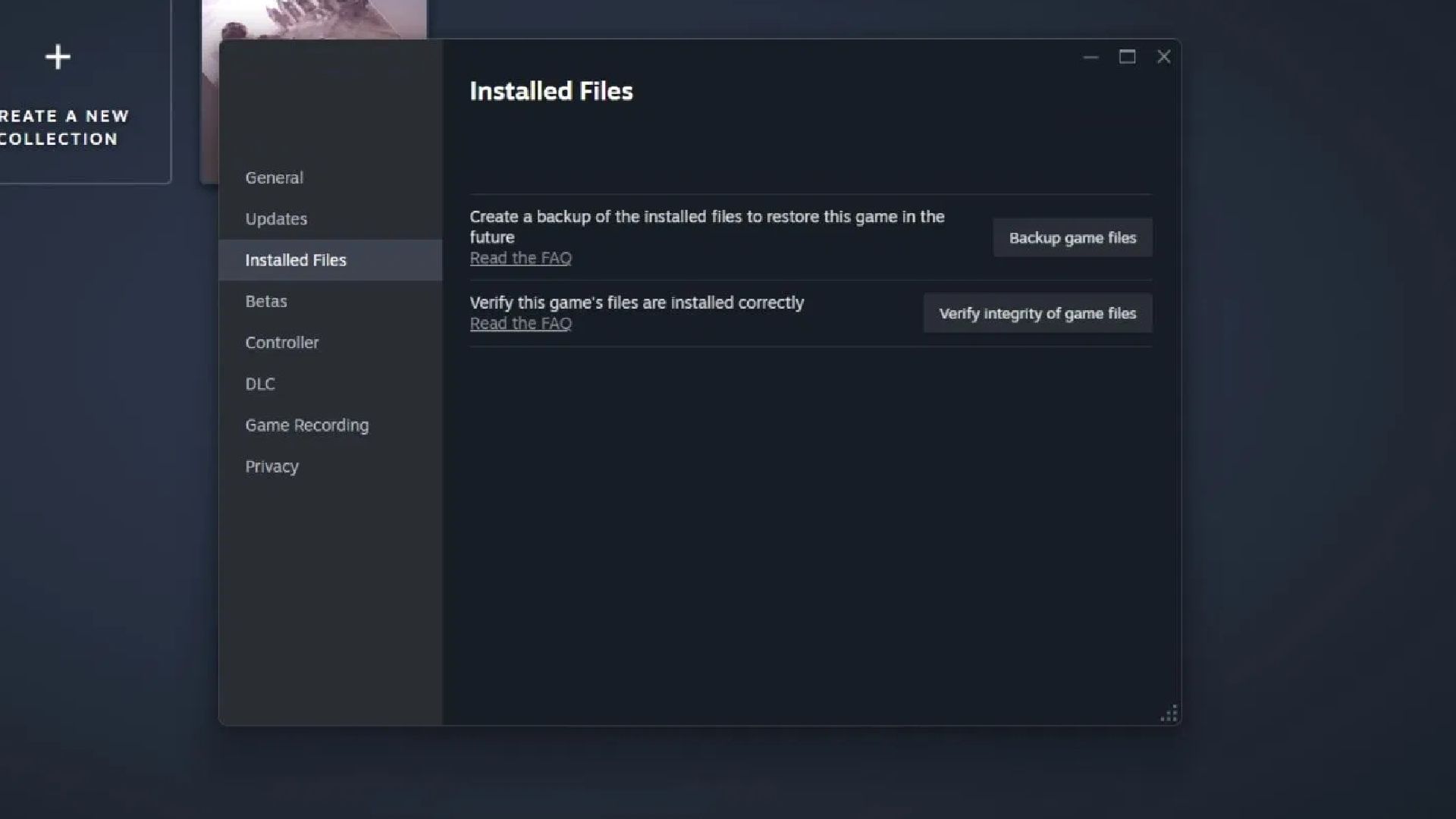 Verifying game files (Image via Sportskeeda Gaming || Valve)