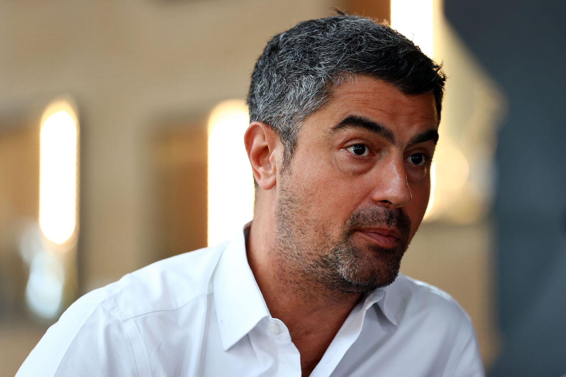Michael Masi at the 2021 F1 Abu Dhabi Grand Prix - Source: Getty