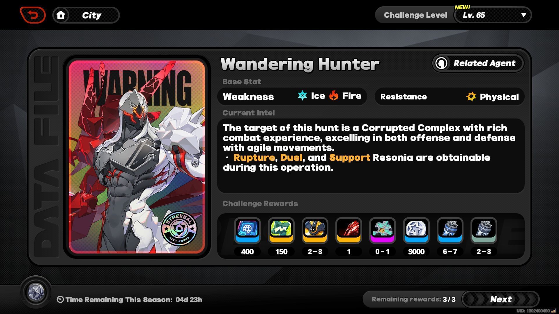 Corrupted Wandering Hunter from Notorious Hunt (Image via HoYoverse)
