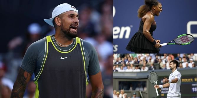 "Serena Williams, Novak Djokovic smashes rackets" - Nick Kyrgios fires back at 'absurd' criticism over his controversial on-court outbursts