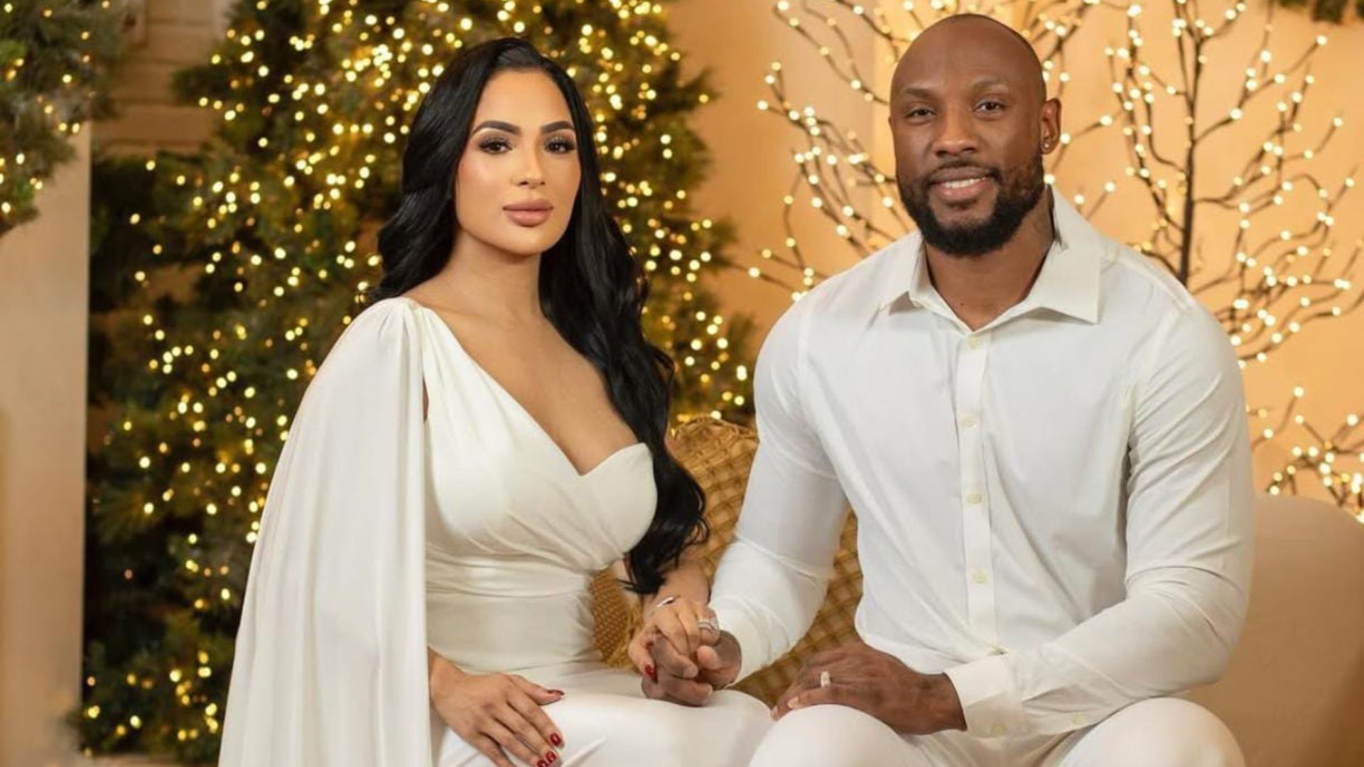 Elianny and her husband Starling Marte [Image via Instagram - @eliannysantana_]