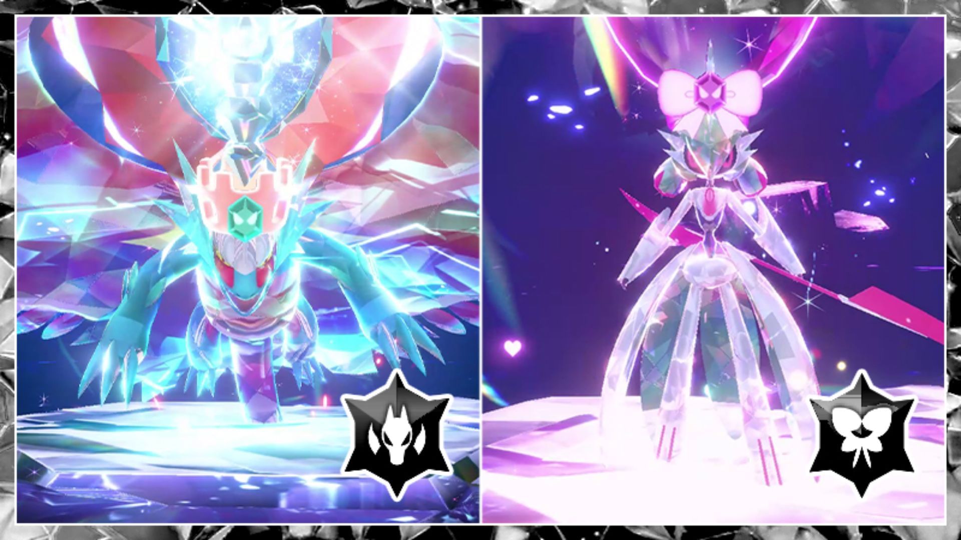 Roaring Moon and Iron Valiant make their 7-star Tera Raid debut (Image via TPC)
